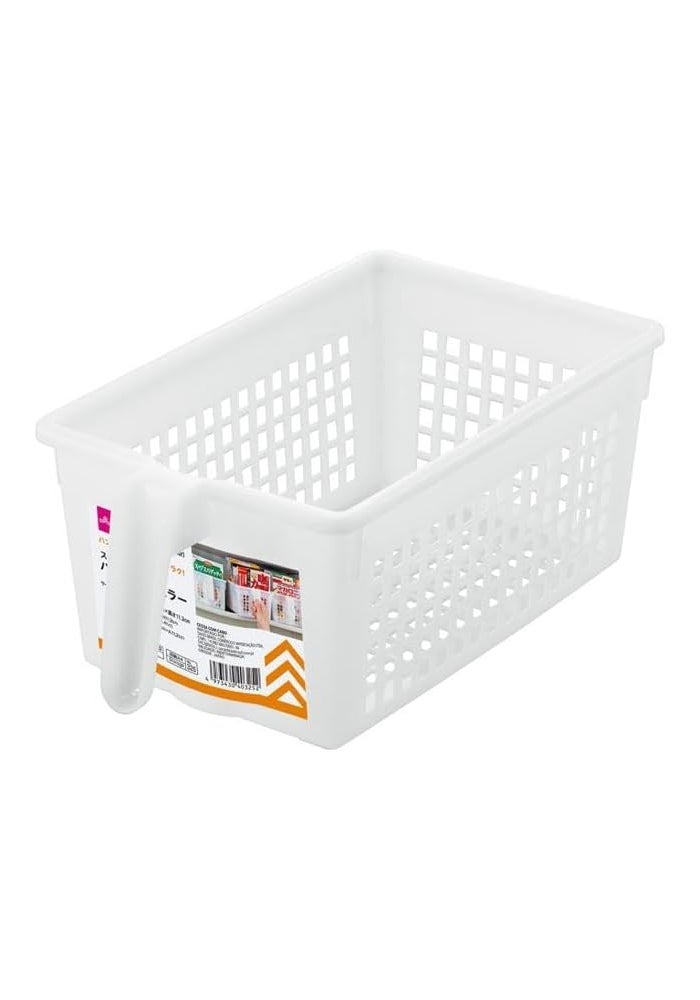 Daiso Lightweight Storage Basket with Handle for Home & Office - Image 2